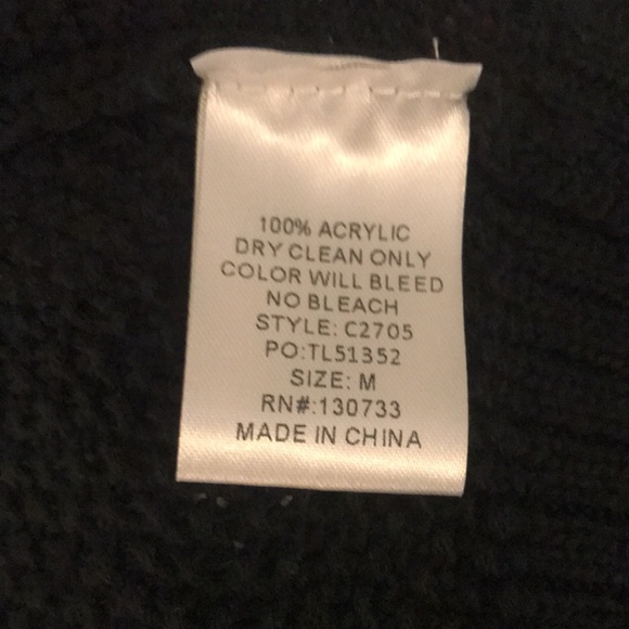 Long Knit Open Cardigan Polka Dot - Picture 7 of 7